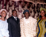Mummy & Daddy with Apostle Gbenga & wife